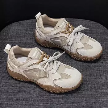 Кроссовки De Training на плоской подошве в стиле ретро Forrest Gump Shoes Casual Sneakers 35 коричневый