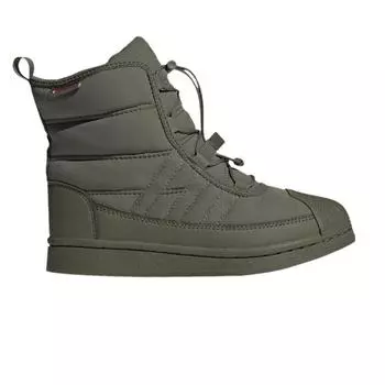 Кроссовки детские adidas Superstar Boot J Olive Strata Green Cloud-White IG2561 3.5