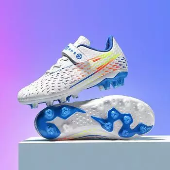 Кроссовки Детские футбольные бутсы Общество Школьные футбольные бутсы Бутсы Трава для мальчиков и девочек Уличная спортивная тренировочная спортивная обувь 30 розовый