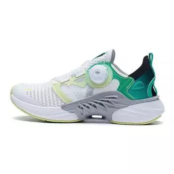 Кроссовки детские Li Ning Canglan нескользящие амортизирующие износостойкие с отскоком низкие детские кроссовки белые зеленые YKFS022-1 38