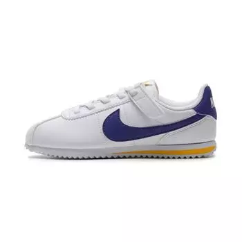 Кроссовки детские Nike Cortez EasyOn PS Lakers белые Varsity-Maize Varsity-фиолетовые DM0951-105 27