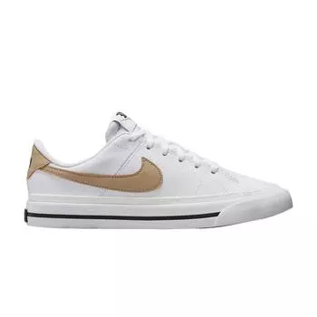 Кроссовки детские Nike Court Legacy GS White Hemp черные DA5380-126 36