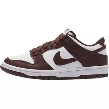 Кроссовки детские Nike Dunk Low GS Redwood белые Gym-красные FB9109-115 40