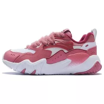 Кроссовки Disney X Li Ning Cat Paw Lite Toy Story Strawberry Bear Series с амортизирующими нескользящими износостойкими низкими верхами AGLS214-3 36