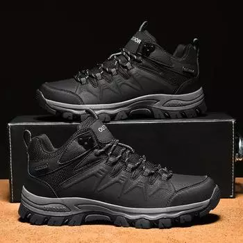 Кроссовки для альпинизма мужские походные мужские высококачественные повседневные зимние ботинки Водонепроницаемые теплые зимние ботинки мужские походные ботинки для активного отдыха 39