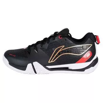 Кроссовки для бадминтона Li Ning 2 SE резиновые удобные универсальные нескользящие износостойкие легкие низкие унисекс черные красные AYZU001-3 41