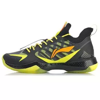 Кроссовки для бадминтона Li Ning Battle Axe II Competition, амортизирующие, износостойкие, дышащие, поддерживающие, легкие, с низким верхом, мужские кроссовки AYAQ017-2 39
