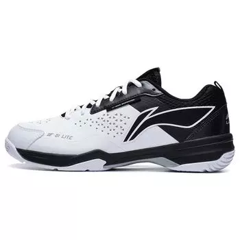 Кроссовки для бадминтона Li Ning Blade Lite с амортизацией, нескользящие, износостойкие, с низким верхом, унисекс, белые, черные, AYZT005-3 37