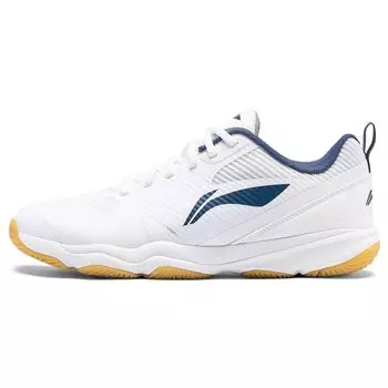 Кроссовки для бадминтона Li Ning CS16 с нескользящей износостойкой подошвой, унисекс, цвет белый, синий, AYTS057-1 37