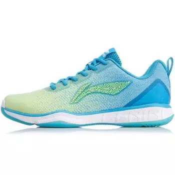 Кроссовки для бадминтона Li Ning Fabric Training, износостойкие, нескользящие, с низким верхом, мужские, ярко-синие, AYTP019-11 43