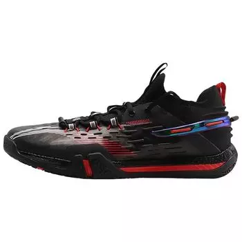 Кроссовки для бадминтона Li Ning Ground Flight Pro с амортизацией, противоскользящие, износостойкие, с низким верхом, унисекс, черные, AYAS032-3 40