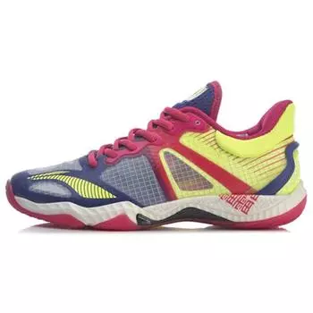 Кроссовки для бадминтона Li Ning Hawk Eagle 4 из ткани TPU с амортизацией, нескользящие, износостойкие, легкие, дышащие, с низким верхом, женские, AYAR006-1 36