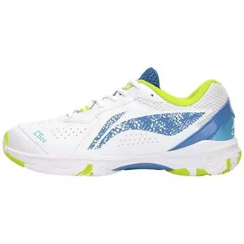 Кроссовки для бадминтона Li Ning из ткани, кожи, нескользящие, износостойкие, дышащие, легкие, с низким верхом, унисекс, Paris-Blue AYTS061-2 36