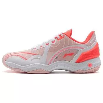 Кроссовки для бадминтона Li Ning Qixi Low-Top Унисекс Белые Красные AYZT009-2 39