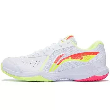 Кроссовки для бадминтона Li Ning серии Thunder Lite Seamless Letter, износостойкие, низкие, унисекс, кроссовки, стандартные, белые, AYTS020-5 39