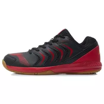 Кроссовки для бадминтона Li Ning Shock Absorbation Rebound Мужские черные красные AYTR043-2 45