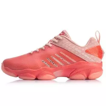 Кроссовки для бадминтона Li Ning Sonic Boom 3.0 с нескользящей подошвой, женские, ярко-оранжево-красные, AYZP006-2 39