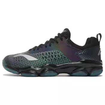 Кроссовки для бадминтона Li Ning Sound Explosion 1.0 Gradient Shock Absorbing Durable Low Top Men Shoes Black Blue AYZN009-16 41