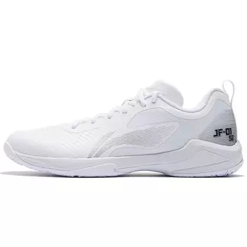 Кроссовки для бадминтона Li Ning Speed SE из ткани, амортизирующие, дышащие, износостойкие, нескользящие, с низким верхом, унисекс, белые AYZS018-1 45