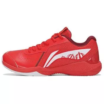 Кроссовки для бадминтона Li Ning Thunder Series Lite из ткани, кожи, с принтом арбуза, с амортизацией, нескользящие, износостойкие, легкие, с низким верхом AYTS020-3 42