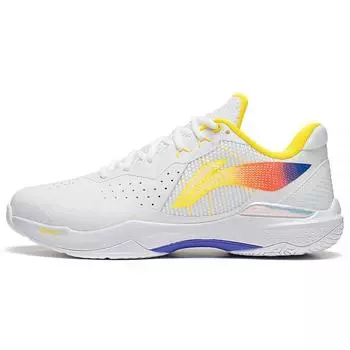 Кроссовки для бадминтона Li Ning Thunder Series Gradient Logo с нескользящим износостойким верхом, унисекс, белые AYAS018-3 39