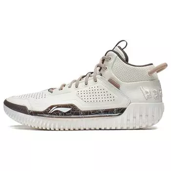 Кроссовки для баскетбола Li Ning Anti-5, удобные, амортизирующие, прочные, среднего размера, бежевые, ABFT025-3 42