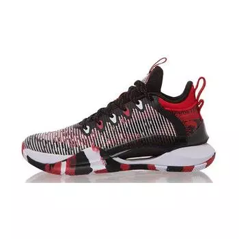 Кроссовки для баскетбола Li Ning Comfortable Non-Slip Shock Absorbing Wear Resistance Airful Mid Top Kids Cinnabar-Red YKBR048-3 31