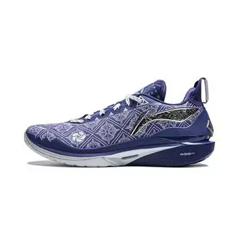 Кроссовки для баскетбола Li Ning JB2 Silver Carbon Composite Professional, мужские, темно-фиолетовые, синие, ABAT081-20 44