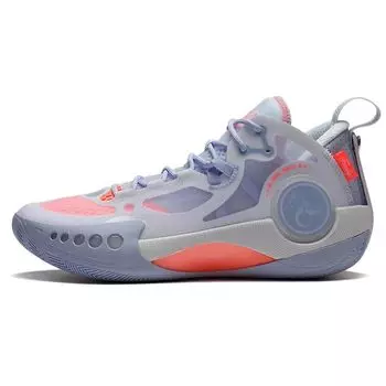 Кроссовки для баскетбола Li Ning Phantom 3 Sports Casual Non-Slip Wear-Stick-Now-Top для мужчин светло-голубые ABPS041-1 42