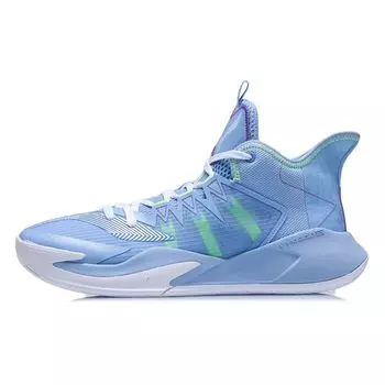 Кроссовки для баскетбола Li Ning Storm, удобные, легкие, амортизирующие, нескользящие, износостойкие, дышащие, поддерживающие, средней высоты, мужские кроссовки ABFR007-1 40