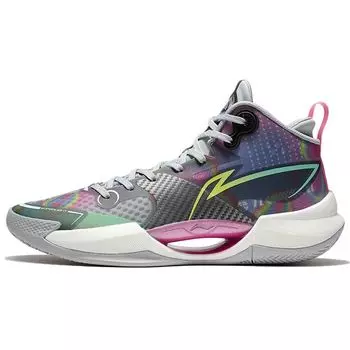 Кроссовки для баскетбола Li Ning Ultra Light Series, удобные, амортизирующие, нескользящие, износостойкие, дышащие, с поддержкой, средней высоты, мужские кроссовки ABAS027-6 39