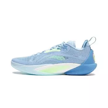 Кроссовки для баскетбола LiNing Flash 10 Bounce Technology, легкие, устойчивые, нескользящие, дышащие, с низким верхом, мужские кроссовки Aurora-Blue ABAU021-4 47