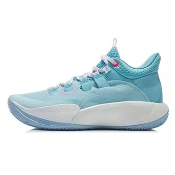 Кроссовки для баскетбола LiNing Sonic 9 Low Slip Resistant Durable Kids Light-Blue ABPR053-3 38