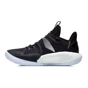 Кроссовки для баскетбола LiNing Sonic 9 Youth Edition с нескользящей износостойкой дышащей подошвой, детские кроссовки черного цвета ABPR031-2 35.5