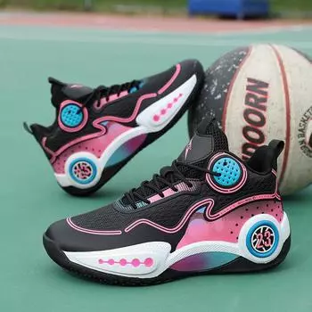 Кроссовки для баскетбола Outfield, мужские, весенние и летние, износостойкие, студенческие, настоящие, спортивные, молодежные, нескользящие, настоящие, профессиональные 36 бежевый