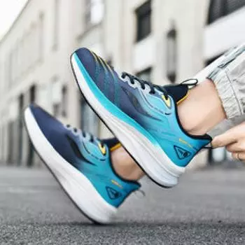 Кроссовки для бега 2025 года, мужские сверхлегкие амортизирующие кроссовки для спорта и отдыха, мужские спортивные кроссовки с мягкой дышащей подошвой и отскоком 39