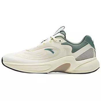 Кроссовки для бега Anta C37+ Urban Running с нескользящей подошвой, прочные, женские, белые, зеленые 922335537-1 36