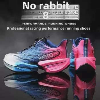 Кроссовки для бега без шнурков F8: Унисекс, вращающиеся кнопки, сетчатые, низкие, толстая подошва, дышащие джоггеры 42