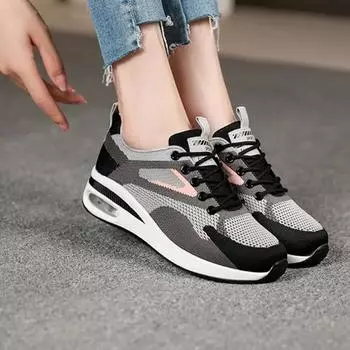 Кроссовки для бега Дышащая сетка Off White Спортивная обувь Удобная спортивная обувь для тренировок Легкие кроссовки для женщин 35 белый