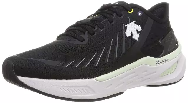 Кроссовки для бега ENERZITE Толстая подошва Амортизация Устойчивость Отражатель Рефлекс Тренировки Черный см [DESCENTE] Z+ 25.5 чёрный