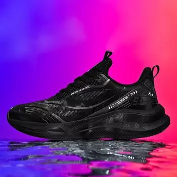 Кроссовки для бега Four Seasons Soft Sole Light Breathable Plus Size Casual Sports Shoes Student Sneakers Comfort Walking Shoes 38-50 38 белый