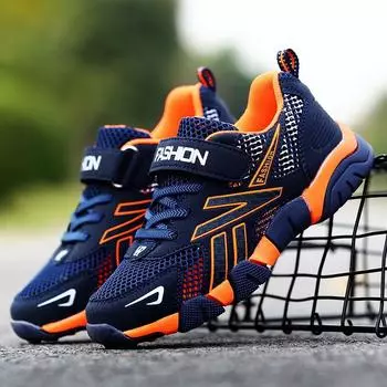Кроссовки для бега из дышащей сетки для мальчиков – весна, лето и осень Size 40 / 25.5 cm