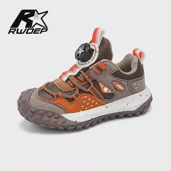 «Кроссовки для бега из кожи Red Star для мальчиков 2024 года, сезон осень/зима» 33