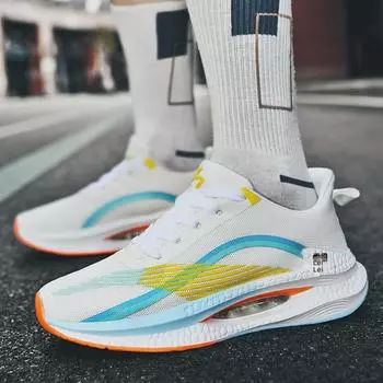 Кроссовки для бега Jueying 3.0 мужские Carbon Plate: Воздушная подушка с амортизацией, отскок, повседневная спортивная обувь для студентов и пар 36