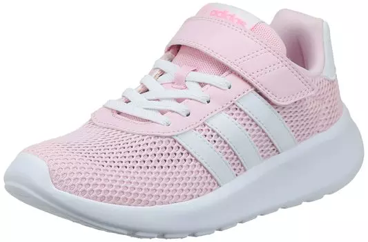Кроссовки для бега Junior Light Racer Lifestyle Running Velcro Top Strap Boys Girls LSI50 Clear Pink cm [Adidas] 3.0 17~25.5cm Pink/Обувь White/Beam