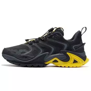Кроссовки для бега Li Ning Cat Paw X-Claw Ace со светоотражающими амортизирующими вставками, мужские кроссовки, черные ARYR017-1 39