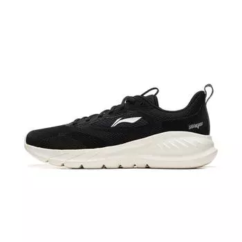 Кроссовки для бега Li Ning Easy Flex, удобные, универсальные, нескользящие, износостойкие, дышащие, с низким верхом, мужские, черные, белые ARSU047-1 41