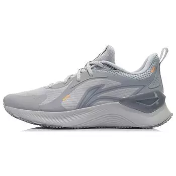 Кроссовки для бега Li Ning Element Cushioning с нескользящей подошвой, износостойкие, дышащие, с низким верхом, мужские кроссовки для бега, серые ARHR223-3 43
