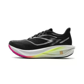 Кроссовки для бега Li Ning Feidian 5 Challenger Ultra Light Technology Mesh Upper Professional Cushioning, женские кроссовки для бега, черные ARMV002-3 37
