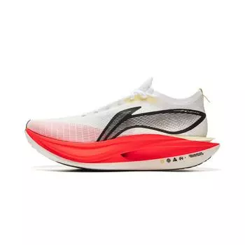 Кроссовки для бега Li Ning Feidian 5 Elite Ultra Light Technology Carbon Plate унисекс, стандартные белые ARMV003-1 42